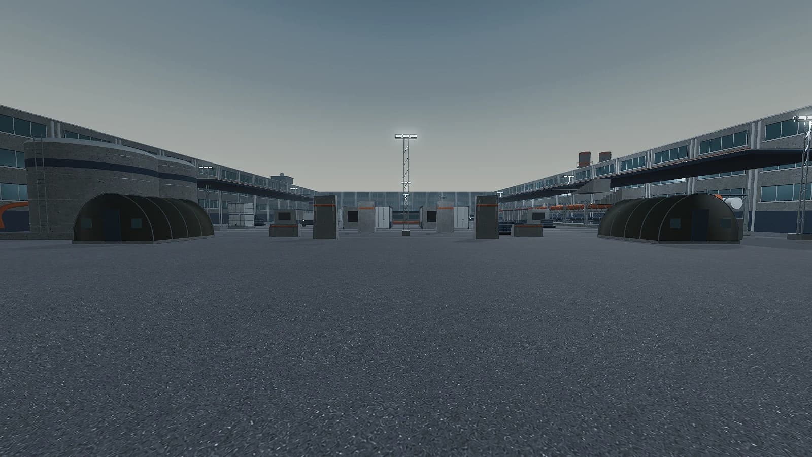 The Nightcell muster point at the southern gate, where a squad forms up before pushing into the yard.